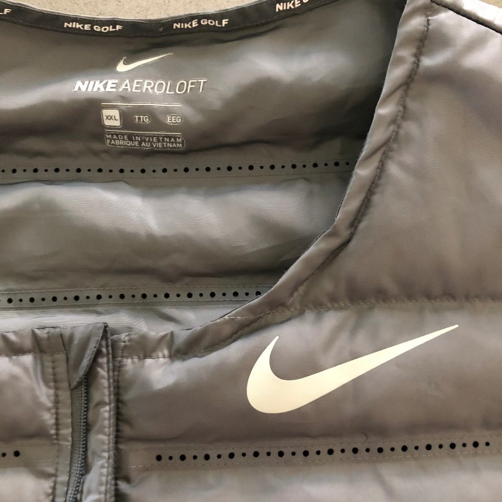 NIKE AEROLOFT Men's Golf Vest Puffer Zip Up Laser - Picture 10 of 13